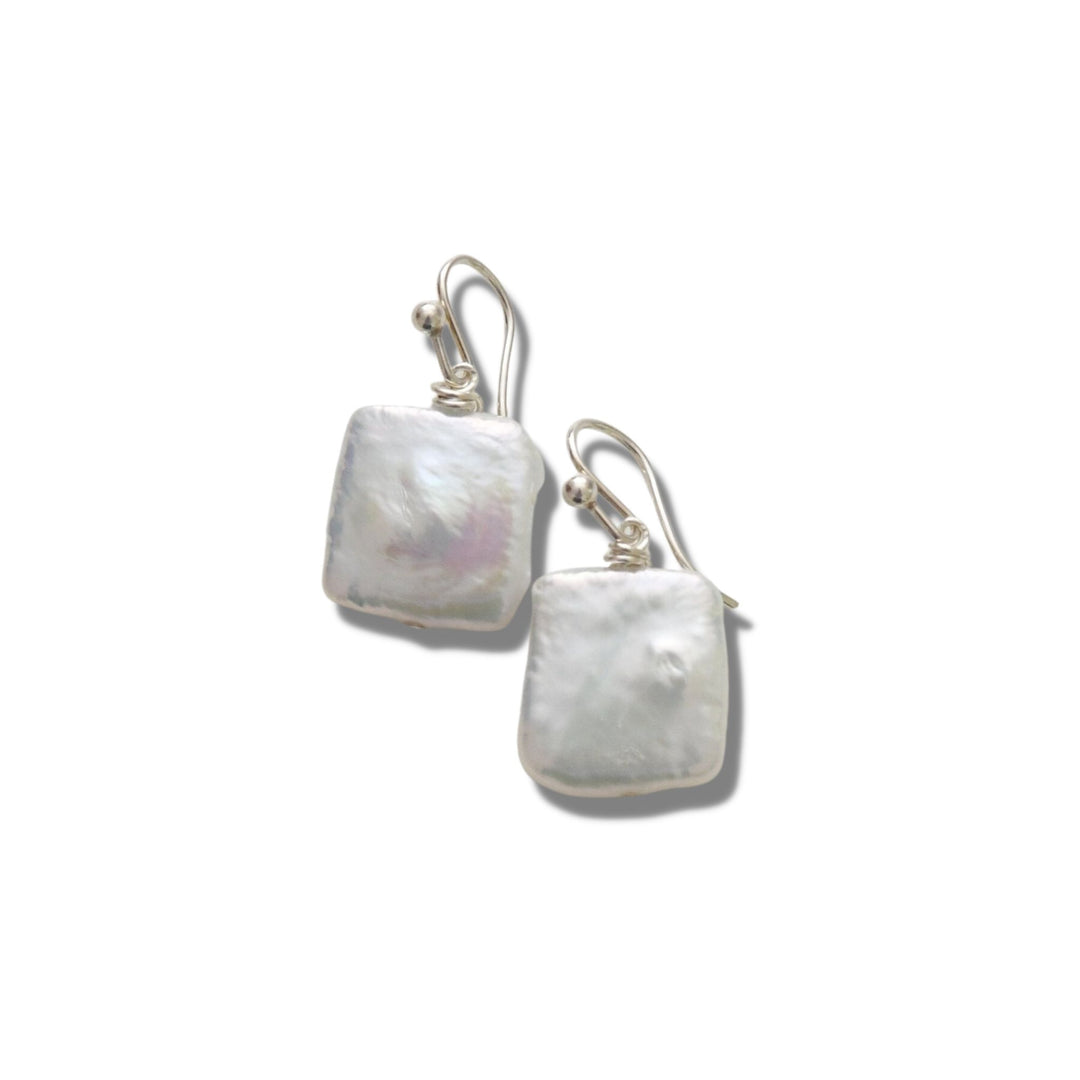 Pearl Squares-Gold Or Silver