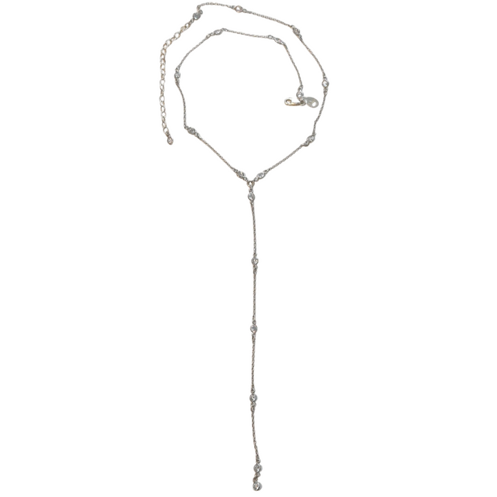Tiff "Y" Necklace-Gold Or Silver