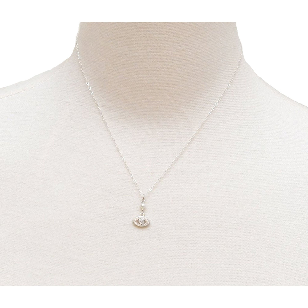 Mod Vin Eye Pendant - Gold or Silver