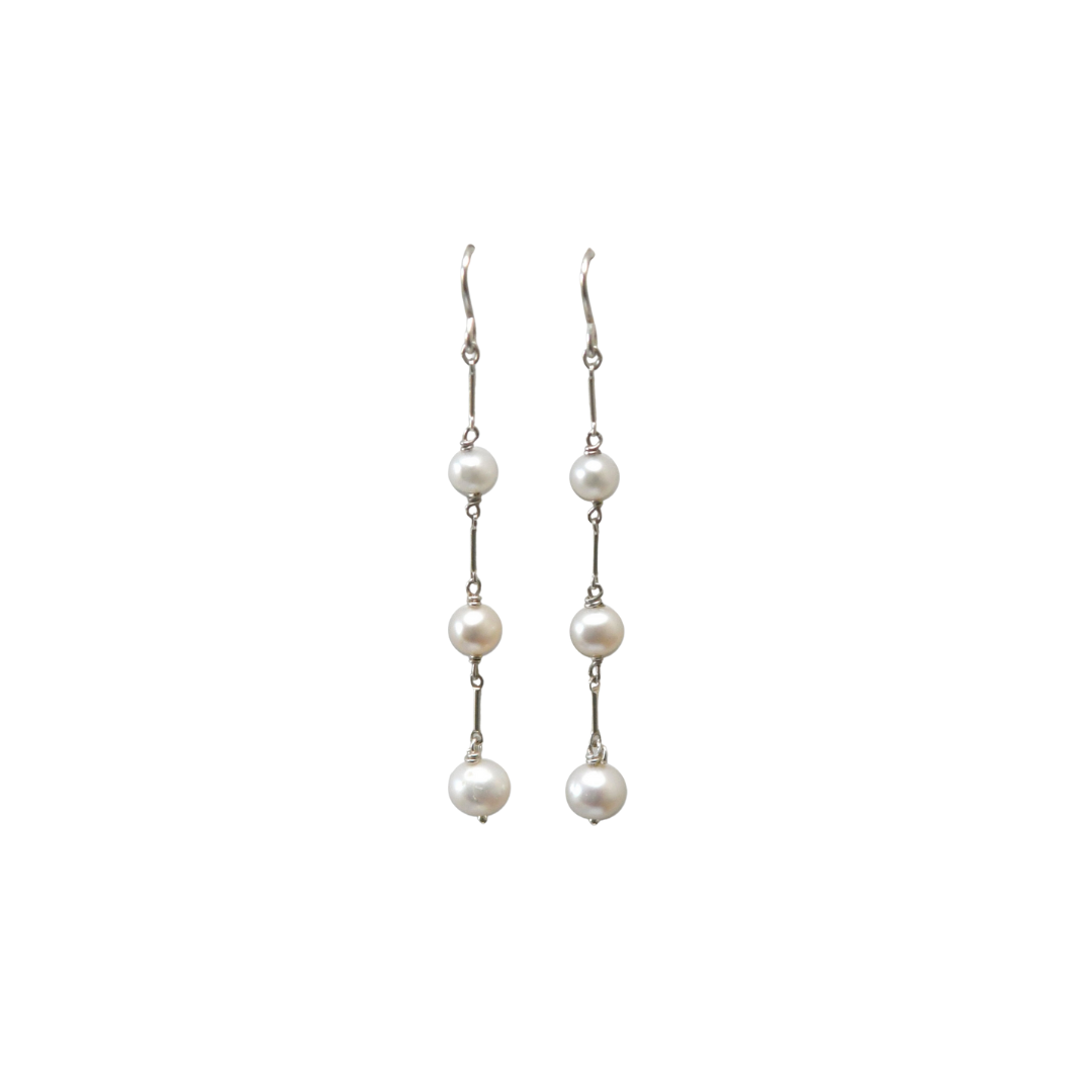 Anna Linear Drops - Gold Or Silver
