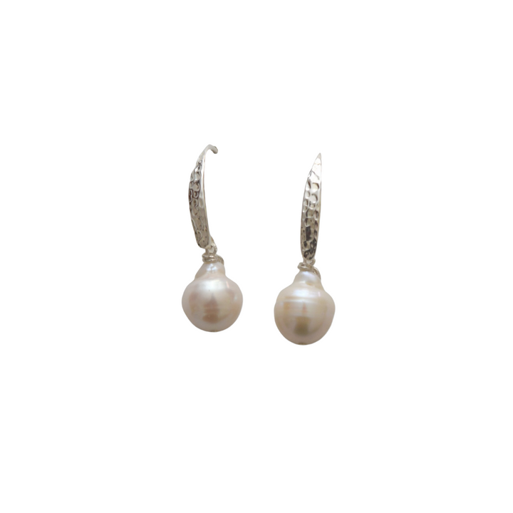 Crescent Pearl Earrings - 3 Colorways