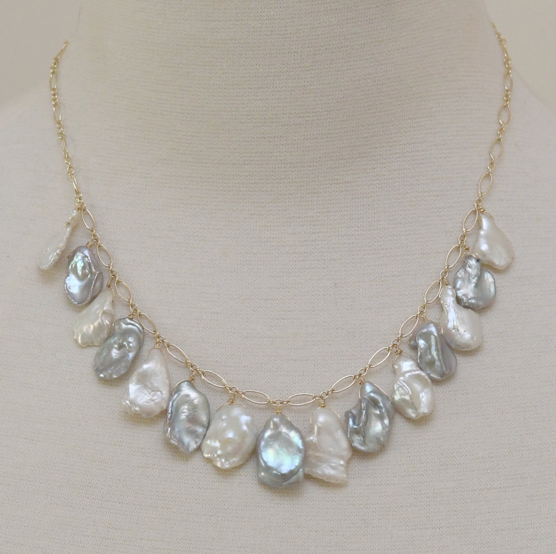 Maia Petal necklace