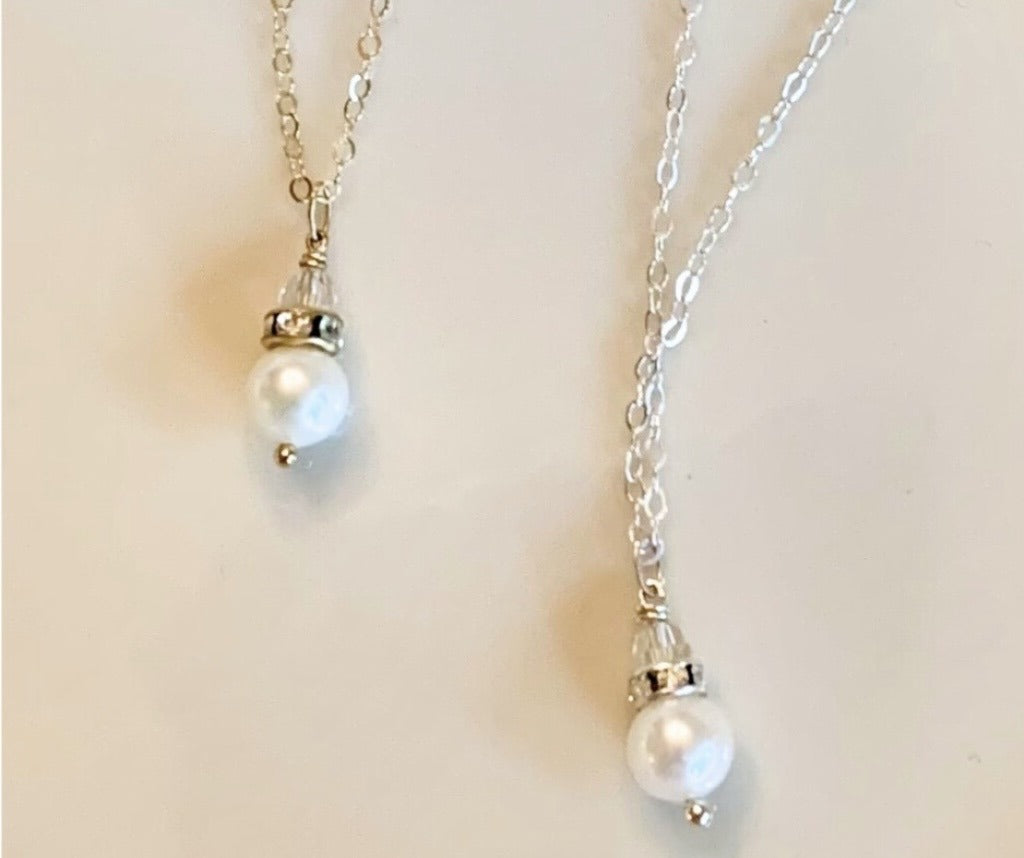 Grace Pearl Drop-Gold Or Silver
