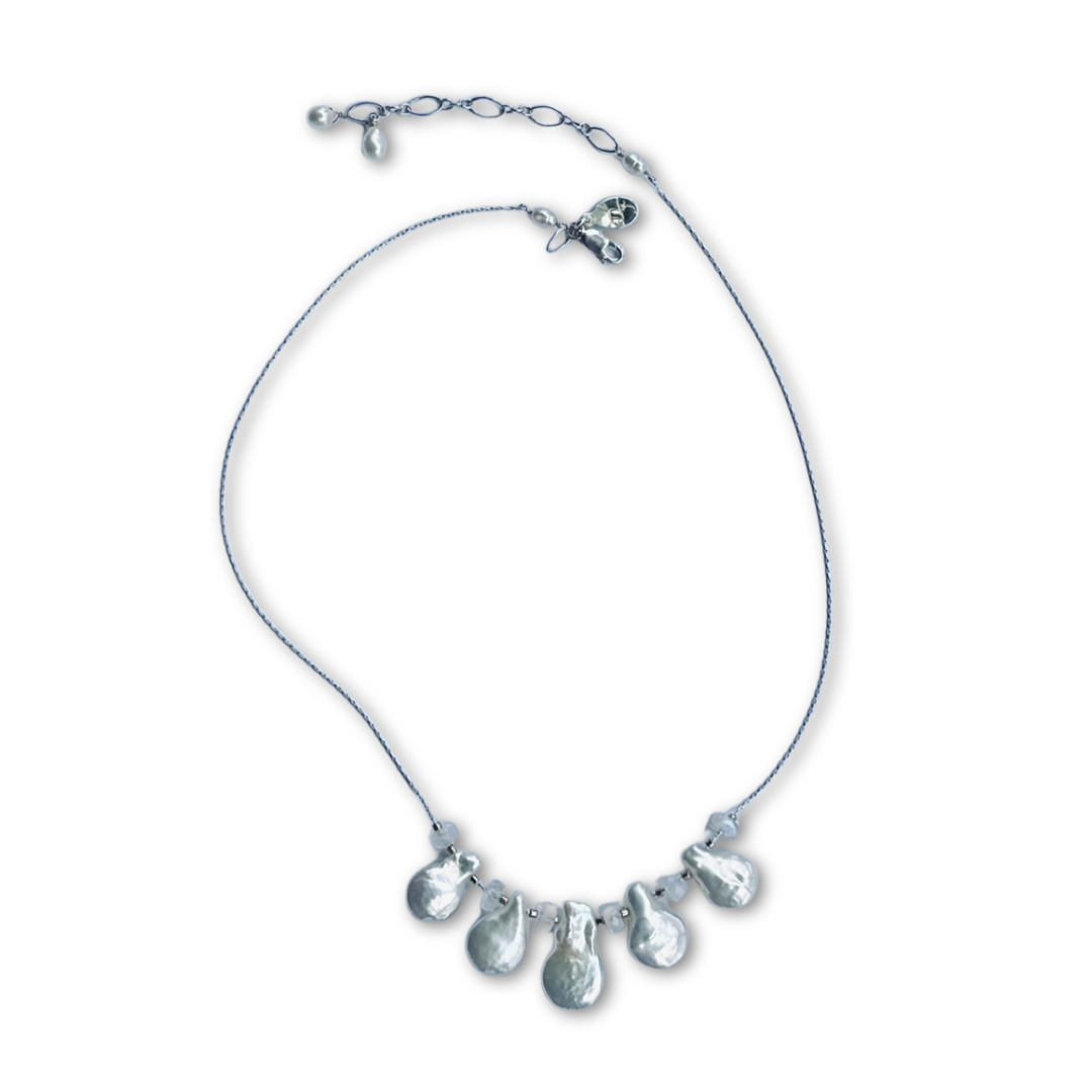 White Lotus Necklace