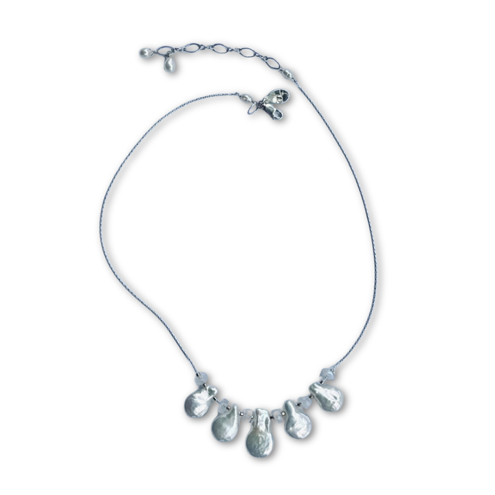 White Lotus Necklace