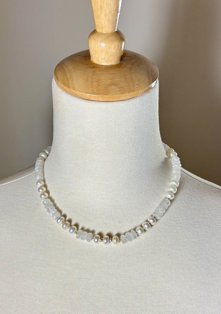 Cloud Dancer Statement Necklace