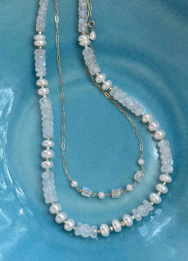 Cloud Dancer Statement Necklace