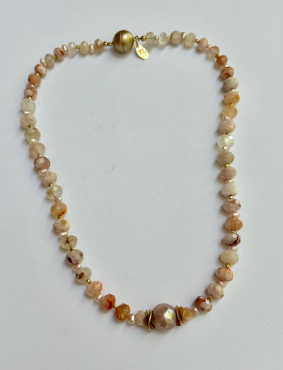 Peaches & Sand Necklace