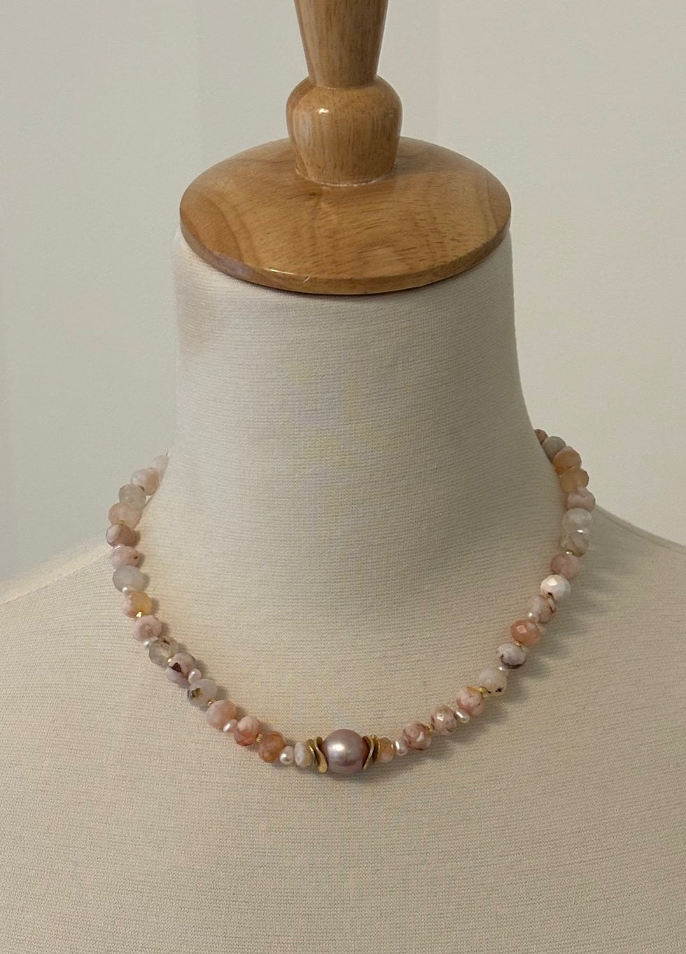 Peaches & Sand Necklace