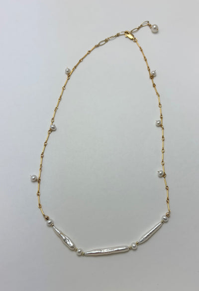 Triad Pearl Necklace