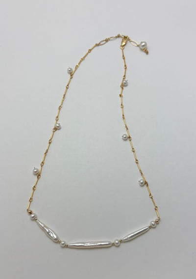 Triad Pearl Necklace