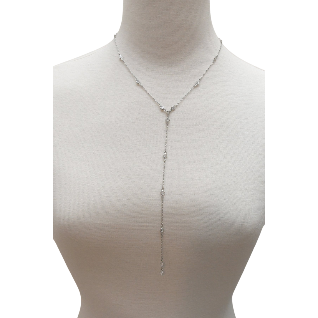 Tiff "Y" Necklace-Gold Or Silver