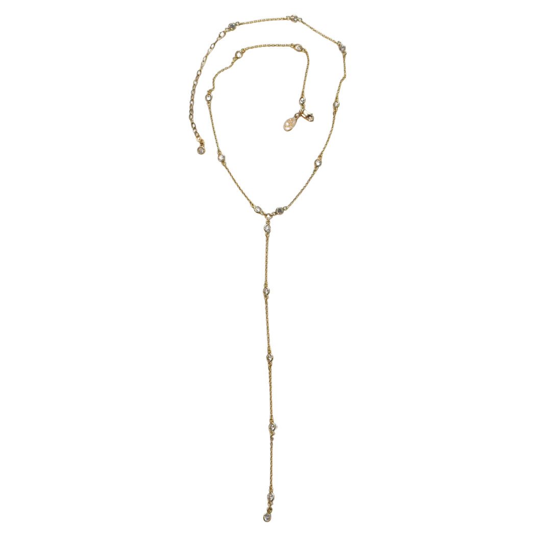 Tiff "Y" Necklace-Gold Or Silver