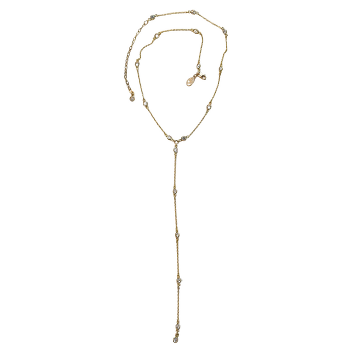 Tiff "Y" Necklace-Gold Or Silver