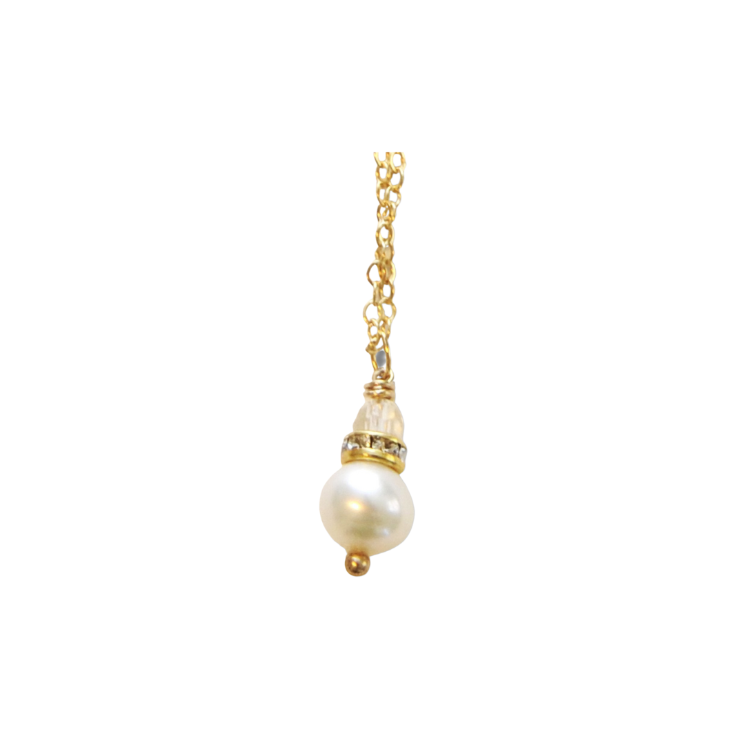 Grace Pearl Drop-Gold Or Silver