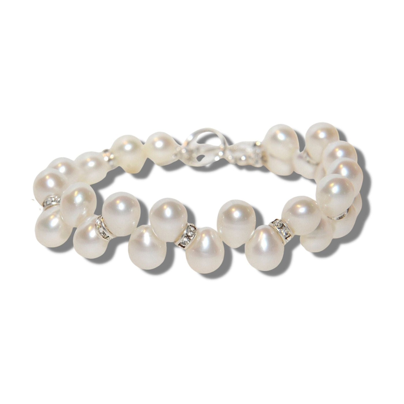 Pearl Twist Bracelet -Gold Or Silver